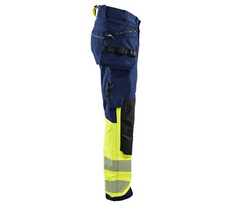 112516488933 Blaklader High Vis Hose 4-Wege-Stretch marineblau gelb_2.jpg